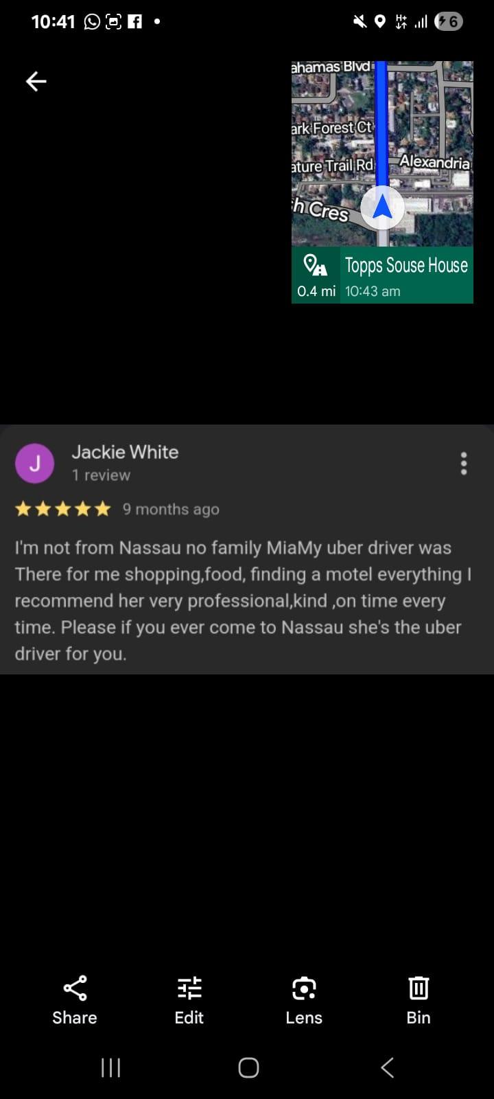 Customer testimonial